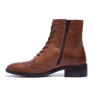 Carl Scarpa Isla Tan Leather Ankle Boots